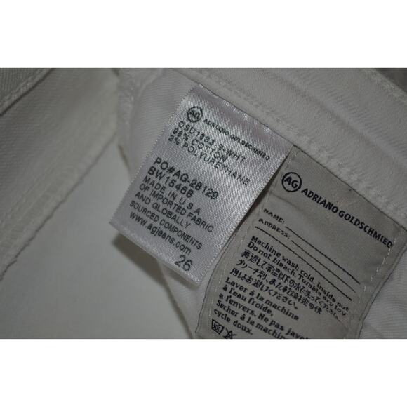 40992 Adriano Goldschmied Jeans Made In USA Size 26 x 25 Womens - Picture 9 of 11